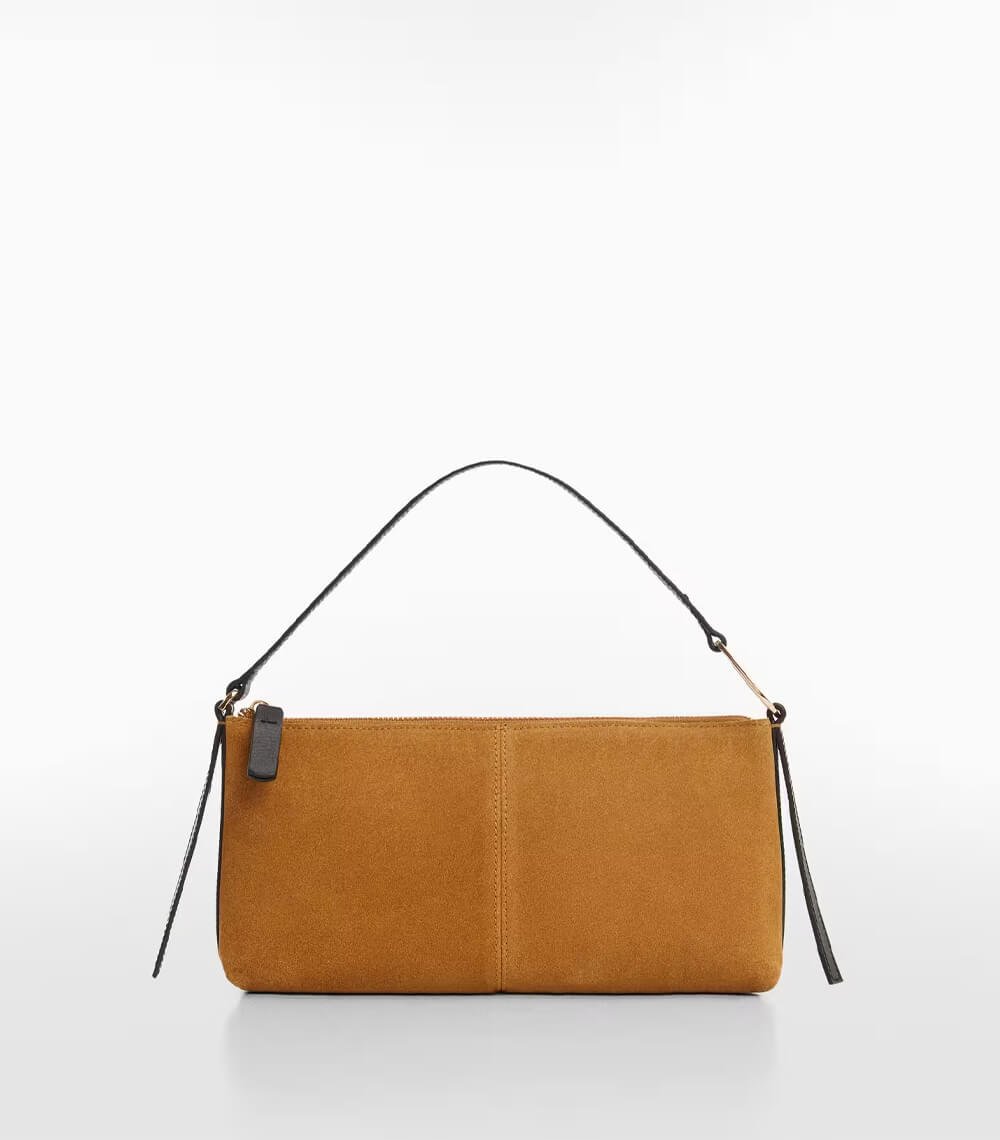 Leather shoulder bag